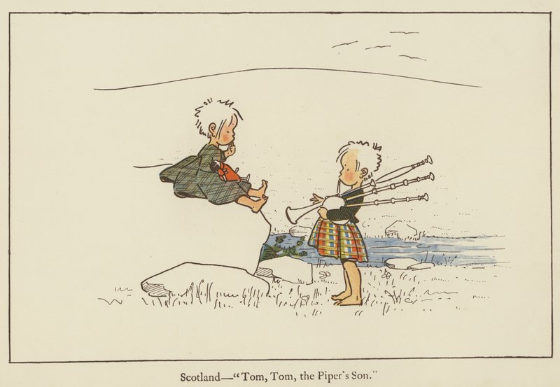 İskoçya, Tom, Tom, pipers oğlu by Edith Farmiloe