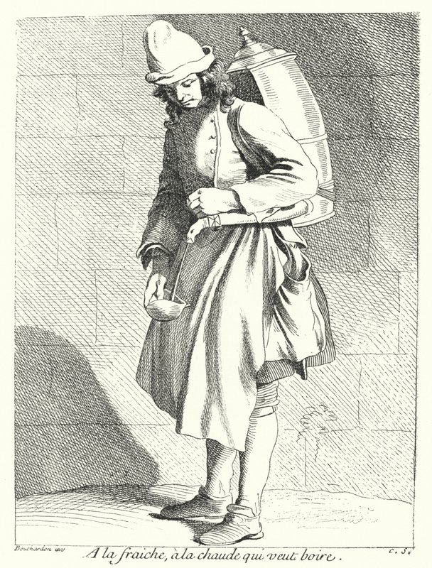 Soğuk mu Sıcak, Kim İçecek İster (gravür) by Edmé (after) Bouchardon