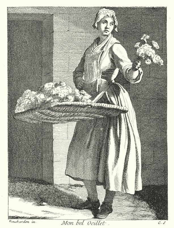 Benim Güzel Karanfilim (gravür) by Edmé (after) Bouchardon