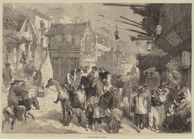 Merak Sokağı, Pekin by Edmond Morin