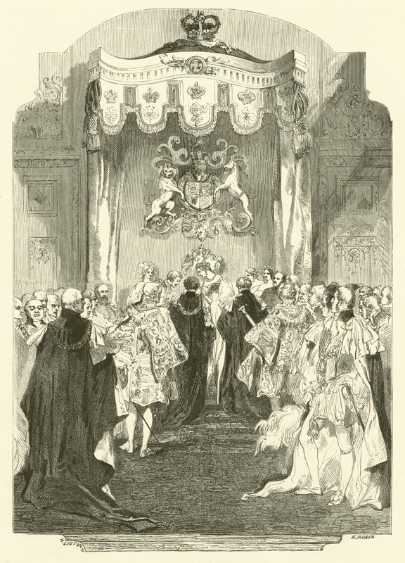 Jartiyer Nişanı Bölümü, Windsor (gravür) by Edmond (after) Morin