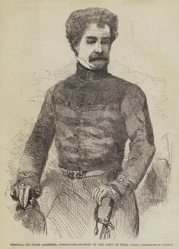 General Sir Colin Campbell, Hindistan Ordusu Başkomutanı by Edmond Morin