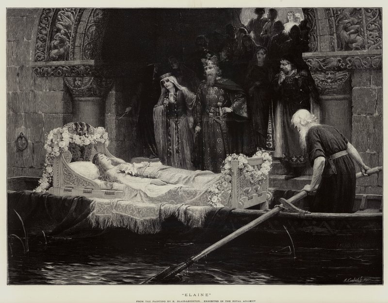 Elaine by Edmund Blair Leighton