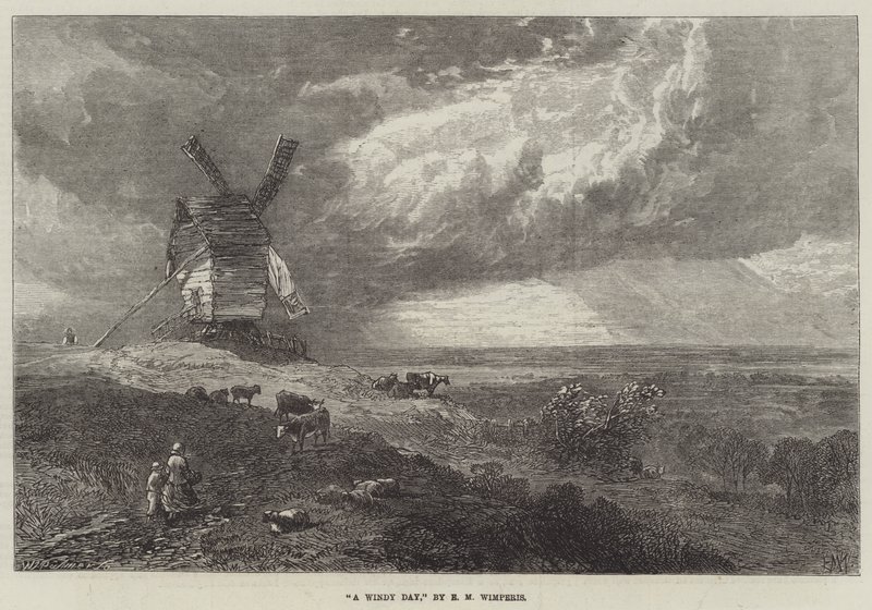 Rüzgarlı Bir Gün by Edmund Morison Wimperis