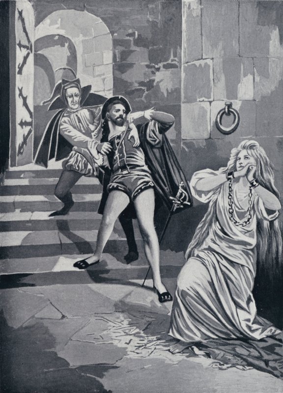 Goethes Faust için İllüstrasyon by Edmund Bruning