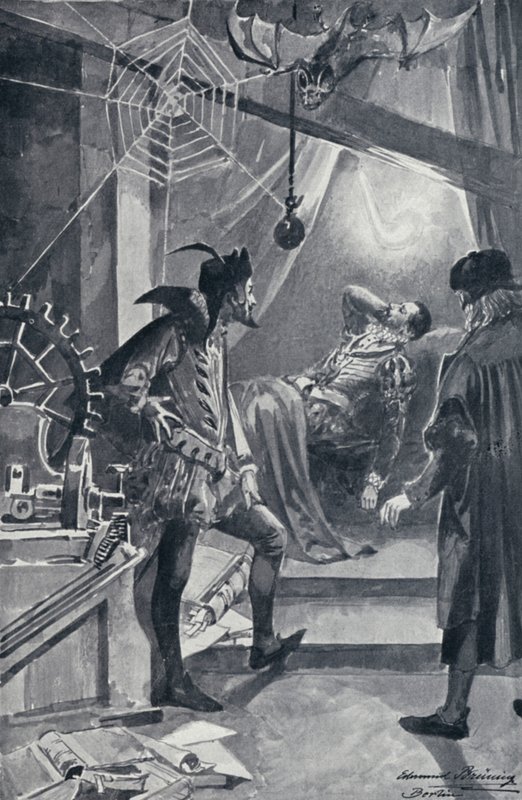 Goethes Faust için İllüstrasyon by Edmund Bruning
