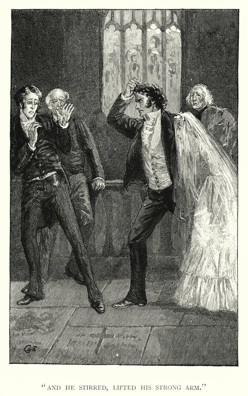 Charlotte Bronte tarafından Jane Eyre için illüstrasyon (gravür) by Edmund Henry Garrett