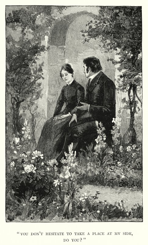 Charlotte Bronte tarafından Jane Eyre için illüstrasyon (gravür) by Edmund Henry Garrett