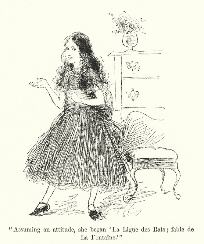Charlotte Bronte (lito) tarafından Jane Eyre için illüstrasyon by Edmund Henry Garrett