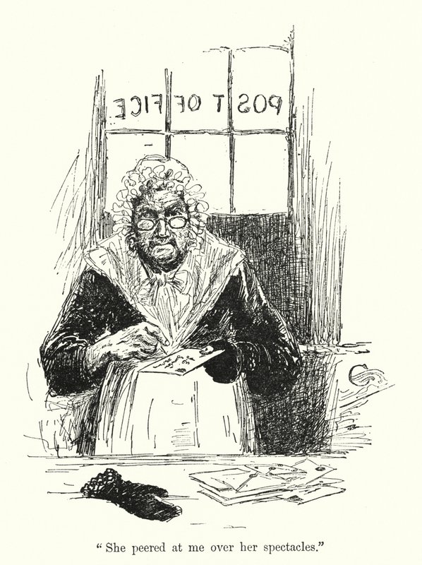 Charlotte Bronte (lito) tarafından Jane Eyre için illüstrasyon by Edmund Henry Garrett