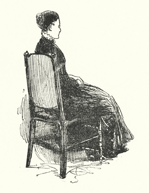Charlotte Bronte tarafından Jane Eyre için illüstrasyon (lito) by Edmund Henry Garrett