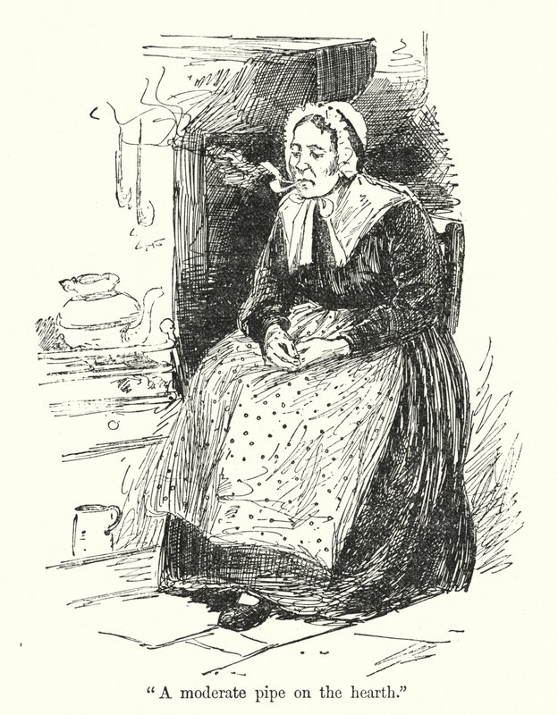 Charlotte Bronte (lito) tarafından Jane Eyre için illüstrasyon by Edmund Henry Garrett
