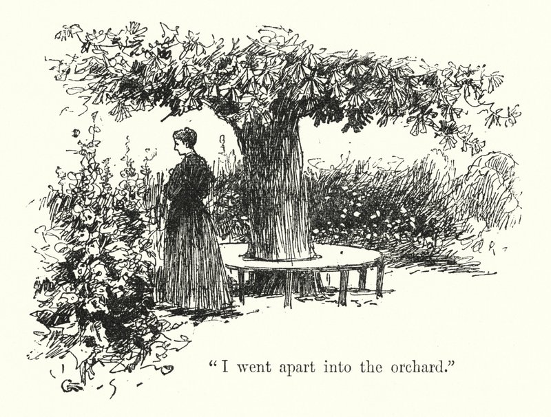 Charlotte Bronte (lito) tarafından Jane Eyre için illüstrasyon by Edmund Henry Garrett
