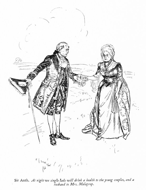 Sheridan'ın Rakipleri için illüstrasyon (gravür) by Edmund Joseph (after) Sullivan