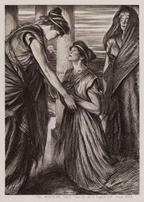 Kış Masalı, Perde V, Sc 3 (lito) by Edmund Joseph Sullivan