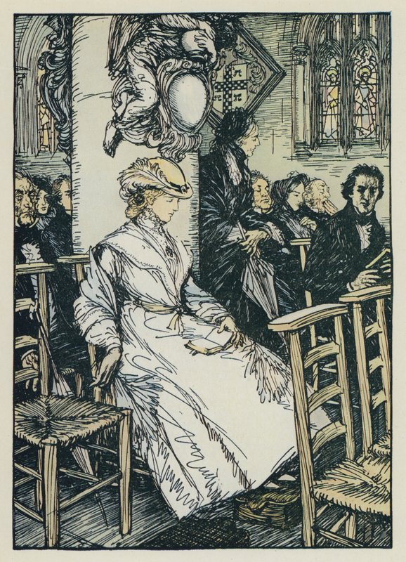Tennysons Maud için İllüstrasyon by Edmund Joseph after Sullivan