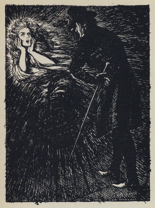 Tennysons Maud için İllüstrasyon by Edmund Joseph after Sullivan