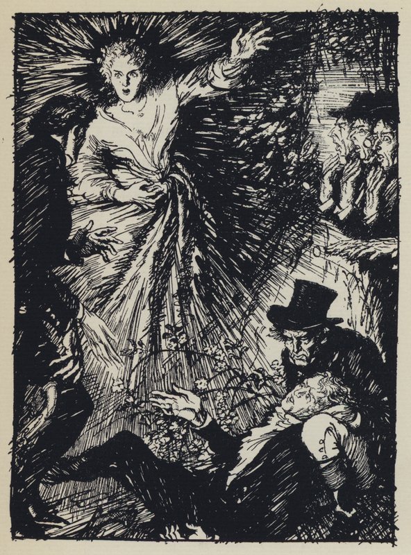 Tennysons Maud için İllüstrasyon by Edmund Joseph after Sullivan