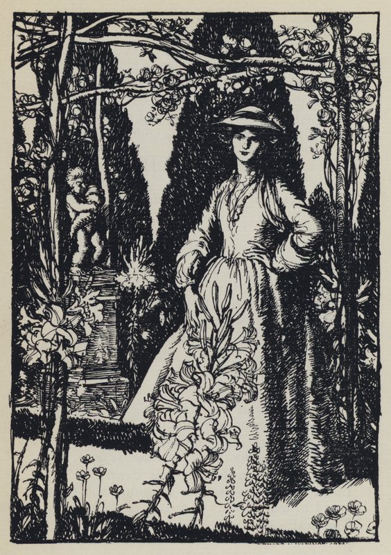 Tennysons Maud için İllüstrasyon by Edmund Joseph after Sullivan