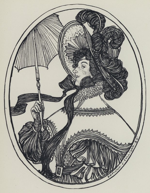 Tennyson, A Dream of Fair Women ve Diğer Şiirler için İllüstrasyon by Edmund Joseph after Sullivan