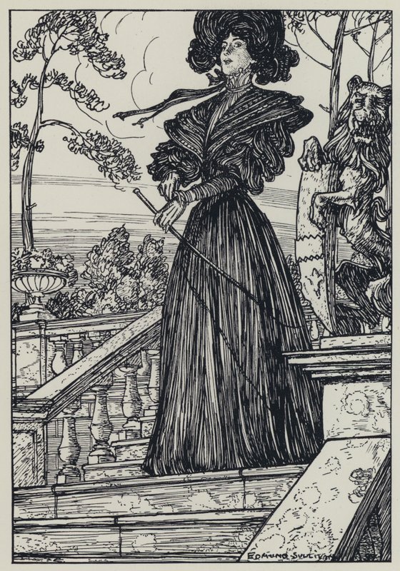 Tennyson, A Dream of Fair Women ve Diğer Şiirler için İllüstrasyon by Edmund Joseph after Sullivan