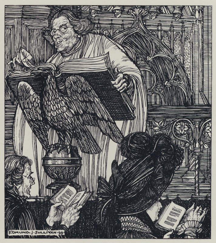 Tennyson, A Dream of Fair Women ve Diğer Şiirler için İllüstrasyon by Edmund Joseph after Sullivan