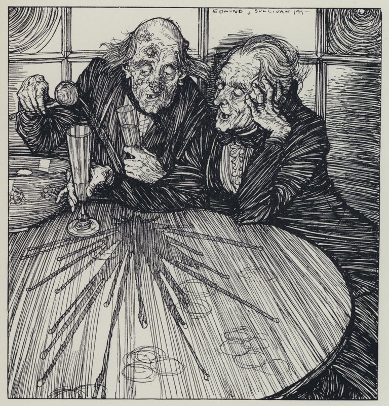 Tennyson, A Dream of Fair Women ve Diğer Şiirler için İllüstrasyon by Edmund Joseph after Sullivan