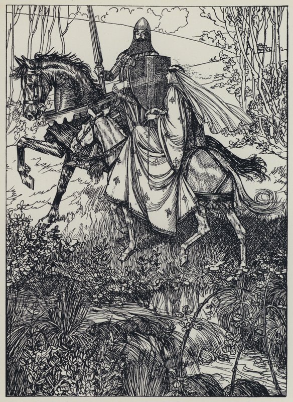 Tennyson, A Dream of Fair Women ve Diğer Şiirler için İllüstrasyon by Edmund Joseph after Sullivan