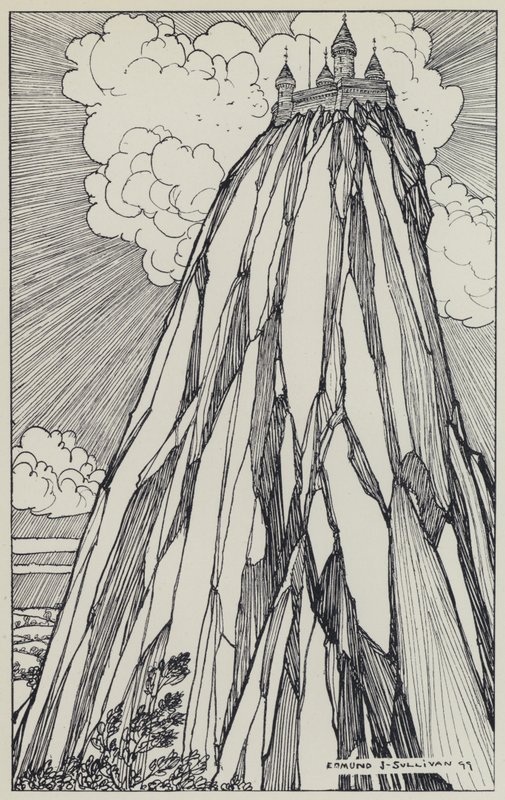 Tennyson, A Dream of Fair Women ve Diğer Şiirler için İllüstrasyon by Edmund Joseph after Sullivan