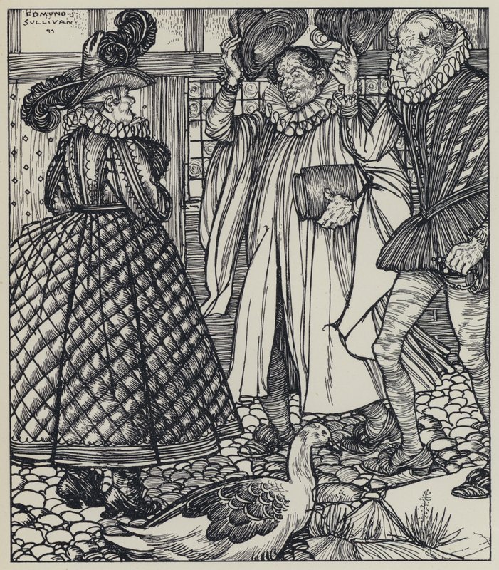 Tennyson, A Dream of Fair Women ve Diğer Şiirler için İllüstrasyon by Edmund Joseph after Sullivan