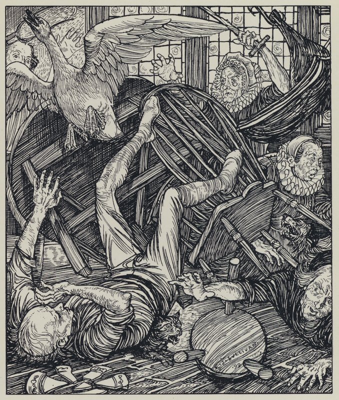 Tennyson, A Dream of Fair Women ve Diğer Şiirler için İllüstrasyon by Edmund Joseph after Sullivan