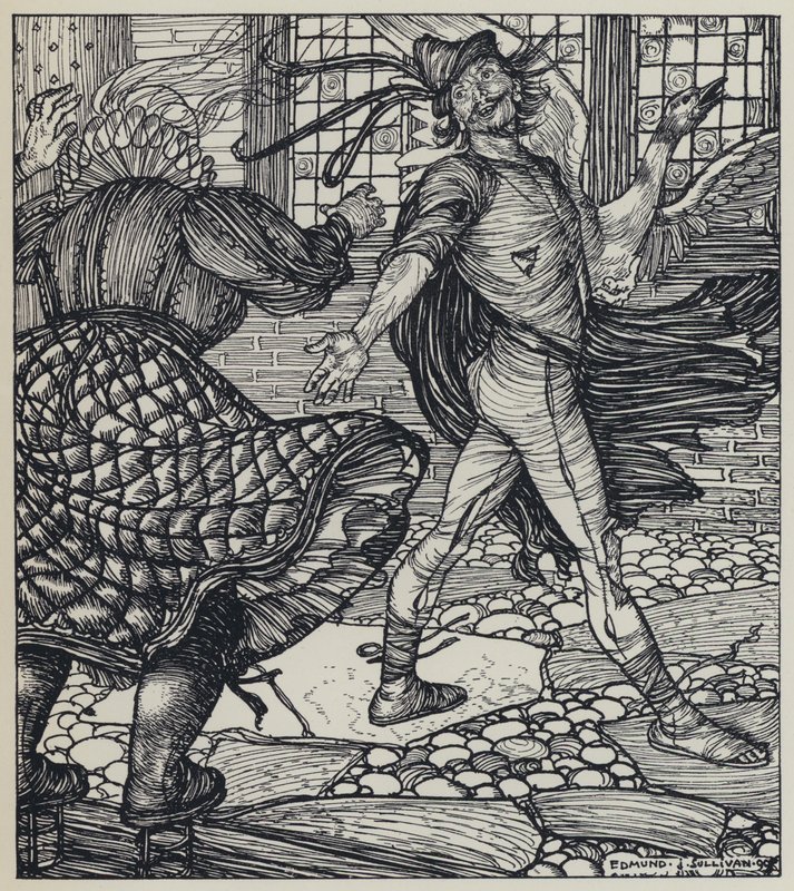 Tennyson, A Dream of Fair Women ve Diğer Şiirler için İllüstrasyon by Edmund Joseph after Sullivan