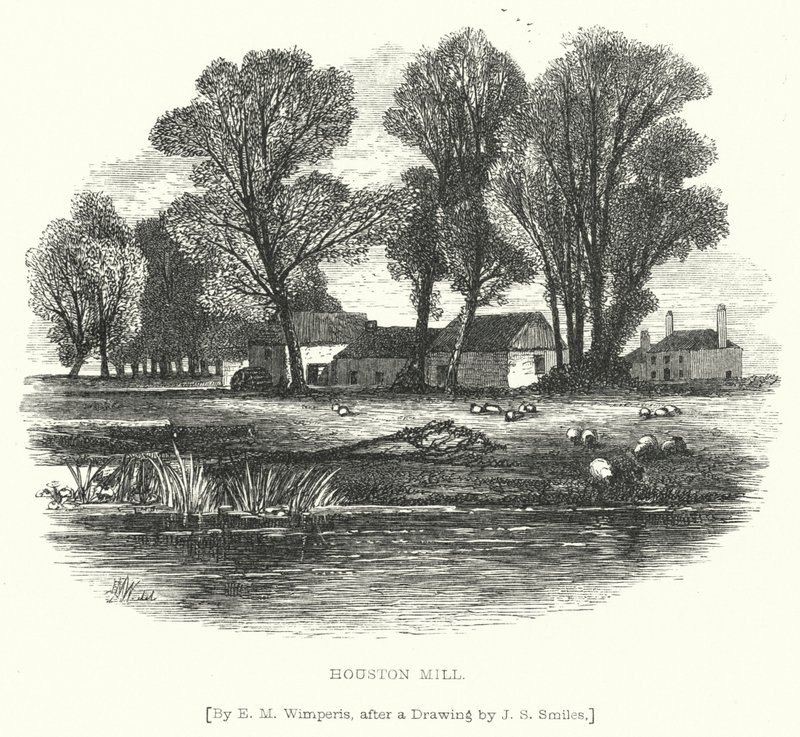 Houston Mill (gravür) by Edmund Morison (after) Wimperis