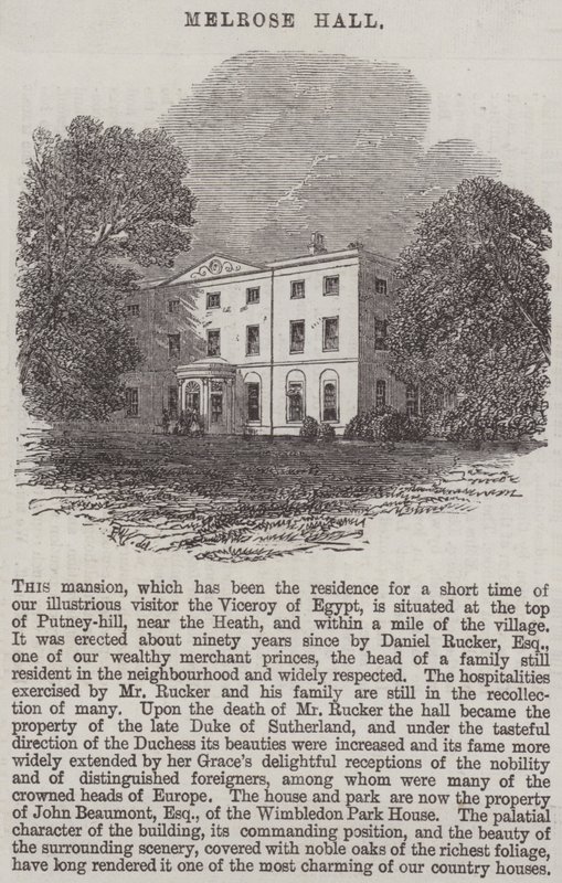 Melrose Salonu by Edmund Morison Wimperis