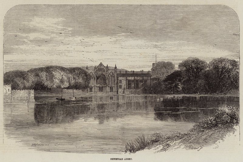 Newstead Manastırı by Edmund Morison Wimperis