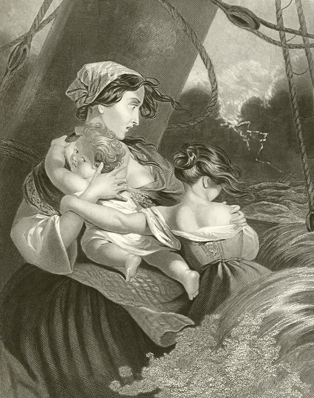 The Storm  by Edmund Thomas Parris