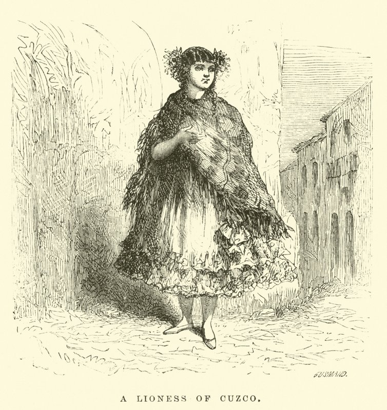 Cuzco dişi aslanı by Edouard Riou