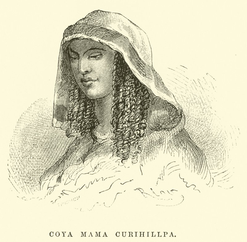 Coya Mama Curihillpa by Edouard Riou