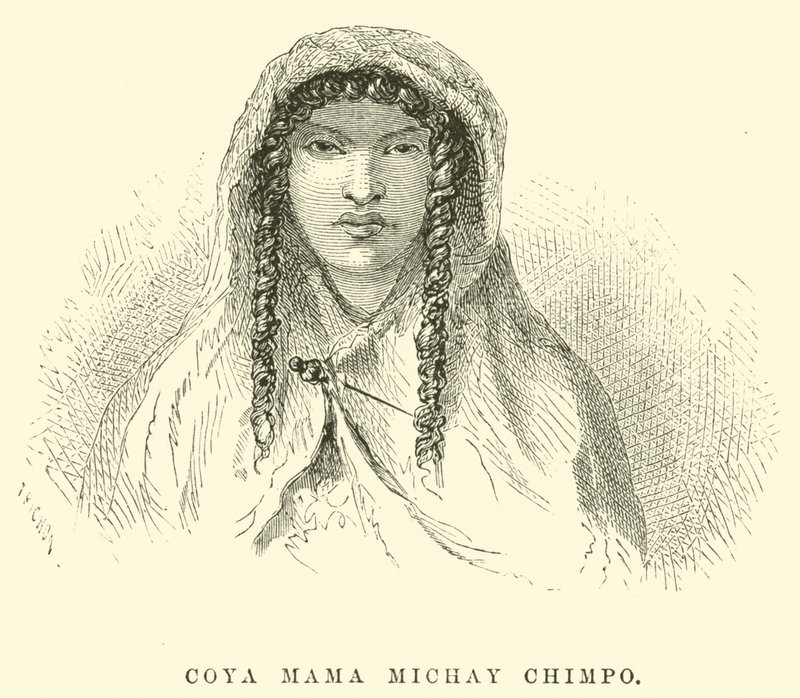 Coya Mama Michay Chimpo  by Edouard Riou