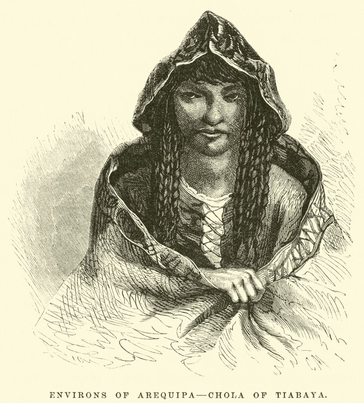 Arequipa çevresi, Tiabaya Chola by Edouard Riou