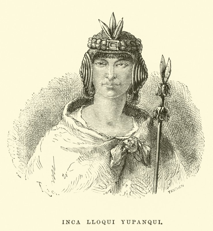 İnka Lloqui Yupanqui by Edouard Riou