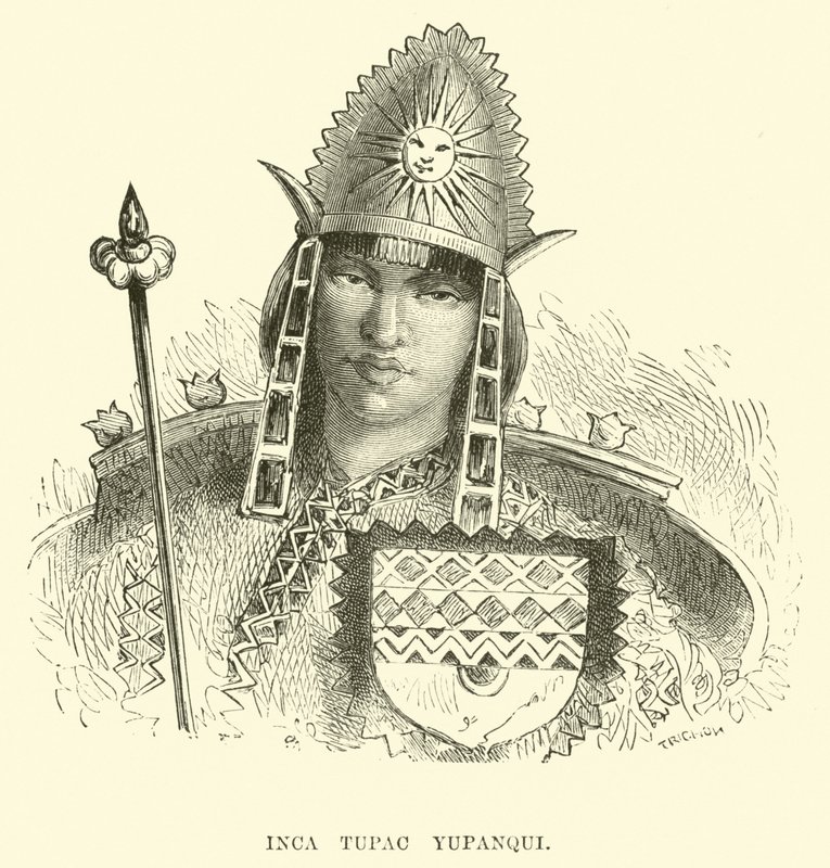 İnka Tupac Yupanqui by Edouard Riou