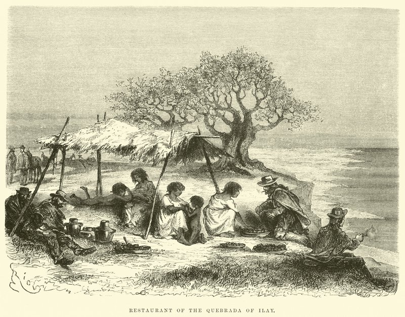 Ilay Quebrada Restoranı by Edouard Riou