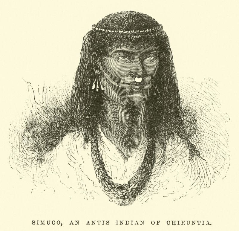 Simuco, an Antis Indian of Chiruntia  by Edouard Riou