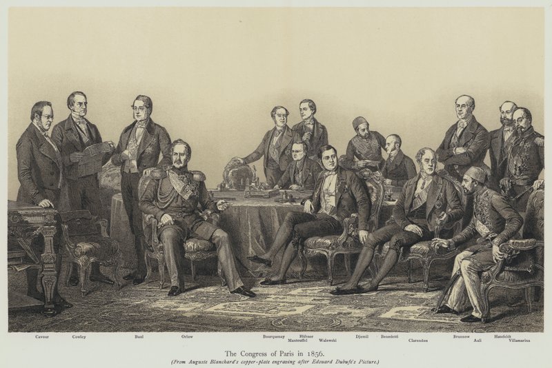 Paris Kongresi by Edouard Louis Dubufe