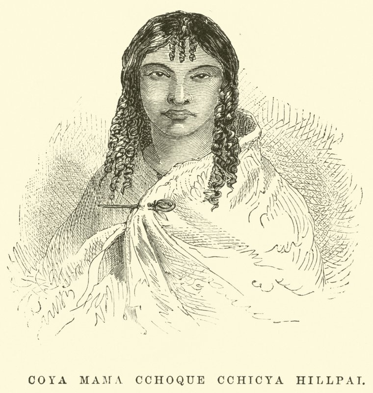 Coya Mama Cchoque Cchicya Hillpai  by Edouard Riou