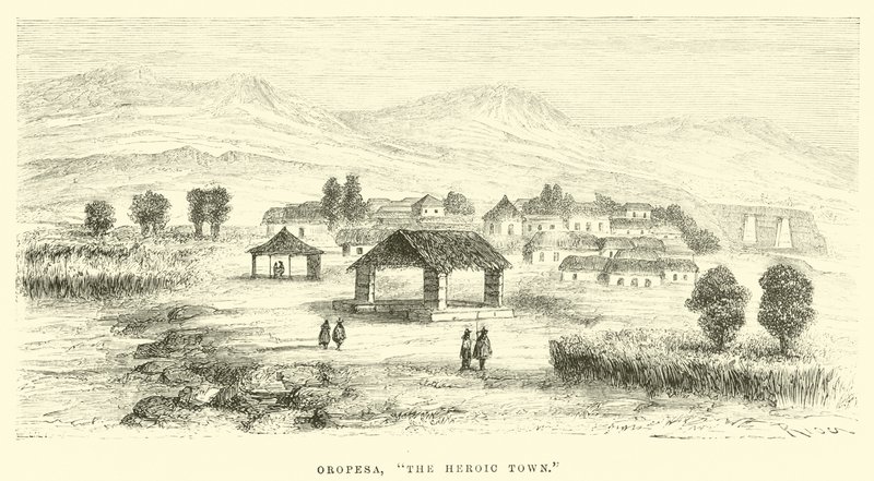 Oropesa, Kahraman Şehir by Edouard Riou