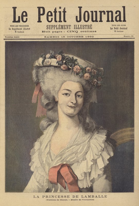 Lamballe Prensesi by Edouard Riou