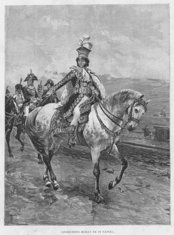 Napoli Kralı Joachim Murat (gravür) by Edouardo Matania