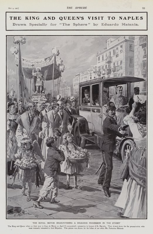 Kral Edward VII ve Kraliçe Alexandra, İtalya